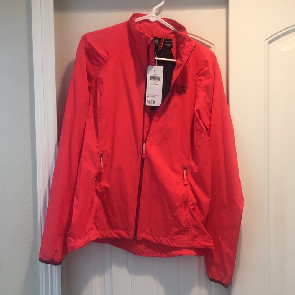 NWT Mountain Hardwear Chocklite Jacket Size L Color Red Hibiscus